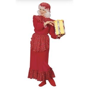 Women's VTG Christmas Deluxe Mrs. Claus Suit‎ Cosplay Mrs Claus  Adult Standard